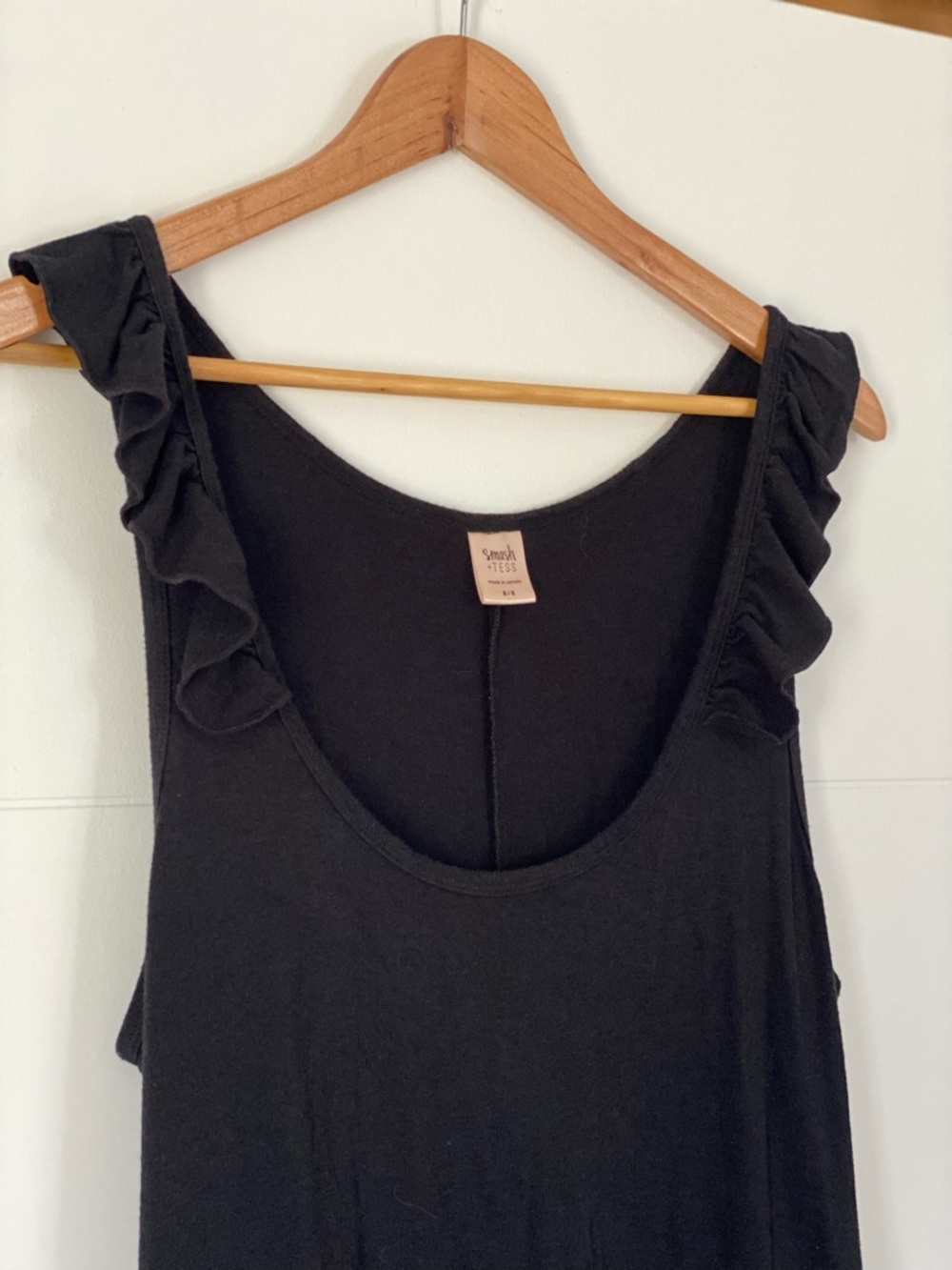 Smash + Tess Black Sweetheart Romper Womens